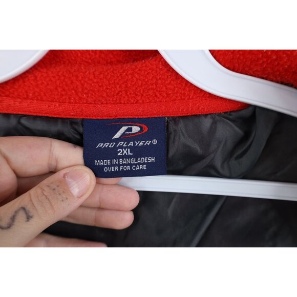 Vintage 90s Y2K Mens 2XL Distressed Brutus Ohio State University Fleece Jacket - Picture 15 of 16